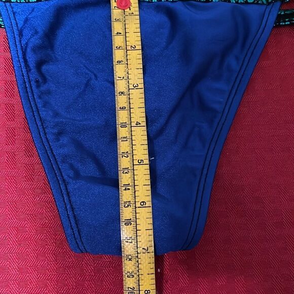 Veve Handmade Custom Blue/Green Beaded Mermaid Bikini Set Custom Mermaid Bikini - Picture 11 of 13